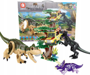 Klocki Park Jurajski Dinozaury Wyprawa Tyranozaur