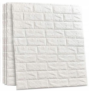 4x Tapeta Cegła 3d Samoprzylepna Panele Diy 77x70