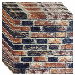 10x Tapeta Cegła Samoprzylepna Diy Naklejka 77x70