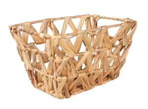 Prostokątny Koszyk Z Hiacynta Wodnego 23x17x14 Cm