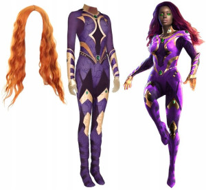 Strój Kostium Starfire Tytani Cosplay Anime164/170