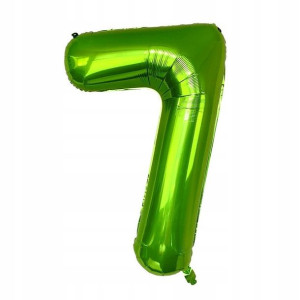 Balon Cyfra Numer 7 Urodziny Rocznica Duża 75 Cm