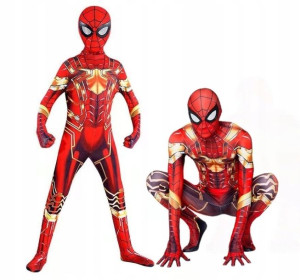 Kostium Strój Spiderman Stalowy 116/122 6-7l