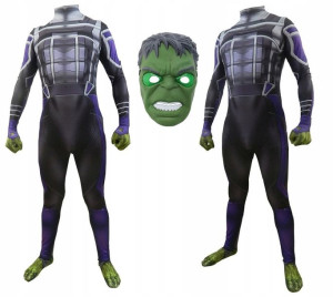Strój Przebranie Kostium Hulk Skin Maska 152/158