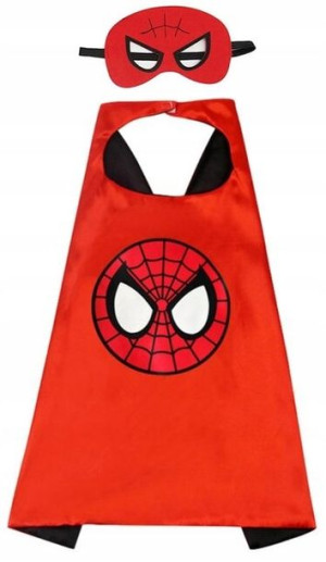 Strój Przebranie Spider Pająk Maska Peleryna