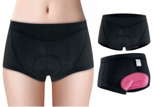 Spodenki Rowerowe Bokserki Wkładka Żelowa Xl/xxl