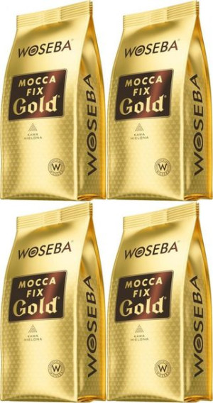 Kawa mielona Woseba Mocca Fi- Gold 4x250g