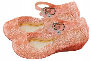 Buty Baletki Sandałki Strój Księżniczki Różowe 29