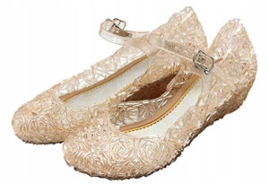 Buty Baletki Sandałki Strój Księżniczki Złote 31