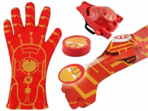 Strzelająca Rękawica Z Wyrzutnią Dysków Iron Man