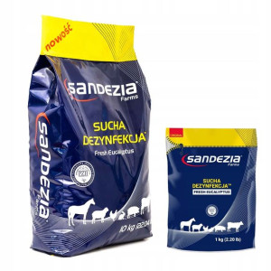 SANDEZIA sucha dezynfekcja kurnika DRÓB 10+1KG