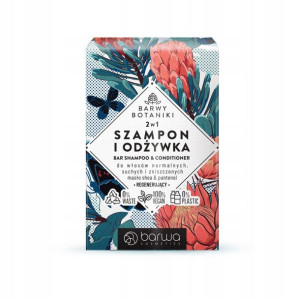 Barwa Barwy Botaniki 2w1 Szampon, odżywka w Kostce