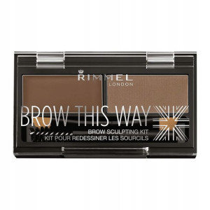 Rimmel Paletka Do Brwi 002 Medium Brown 2.4 g