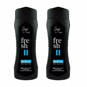Zestaw Seyo Men Żel Pod Prysznic 3w1 Fresh 2x400ml