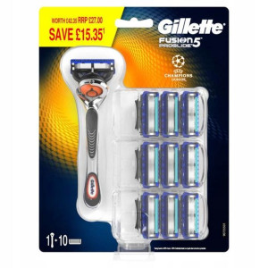 Gillette Fusion5 ProGlide Maszynka + 10 Wkładów