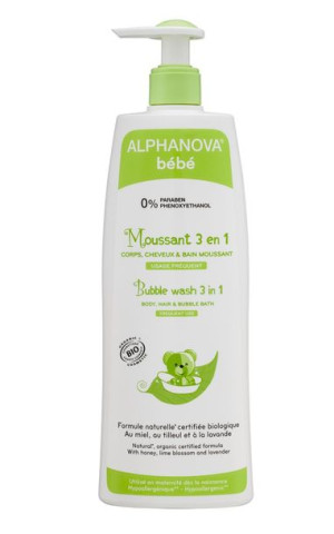 Alphanova Bebe BIO Płyn Do Kąpieli 3w1 500 ml
