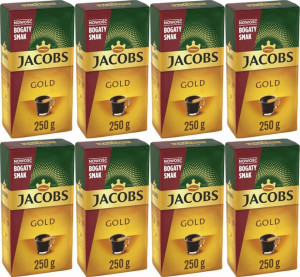 Kawa mielona Jacobs Gold 8x250g