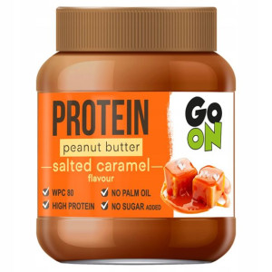 Masło Orzechowe GO ON protein słony karmel 350g