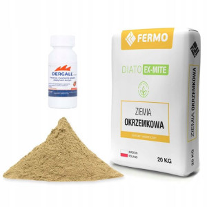 Zestaw Ziemia okrzemkowa 20 kg + dergall na PTASZYŃCA HIT
