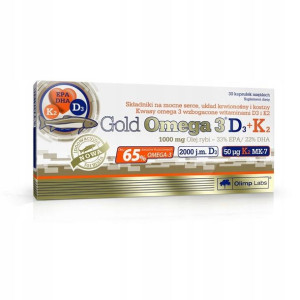 Olimp Labs Suplement Diety Gold Omega D3+k2 30 sz