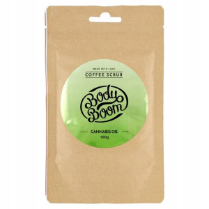 Bodyboom Cannabis Oil Peeling Kawowy 100 G