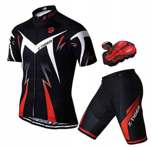 Strój Rowerowy X-tiger Spodenki Żelowe Koszulka M