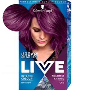 SCHWARZKOPF LIVE Urban Metallics U69 amethyst chrome