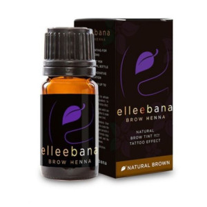 Elleebana Brow Henna Do Brwi Naturalny Brąz 10G