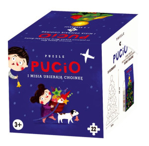 Pucio i Misia CHOINKA Puzzle PREZENT DLA DZIECI