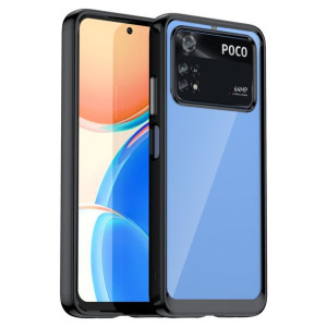 Etui Outer Braders sztywny pokrowiec z żelową ramką do Xiaomi Poco M4 Pro c