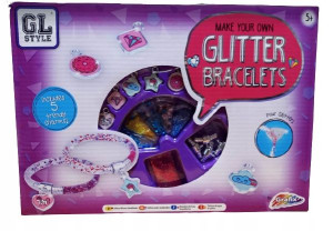 Make your own Glitter Bracelets - bransoletki