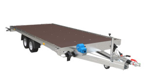 Laweta samochodowa Unitrailer UNIPLAT 450 platforma płaska z podłogą DMC 30