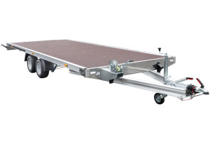 Laweta Aluminiowa Dwuosiowa Unitrailer Uniplat 500 Alu Dmc 3500 Kg