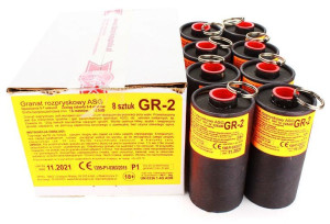 Zestaw - 8 X Granat Rozpryskowy - Zawleczka - Asg - Gr-2 - B&g