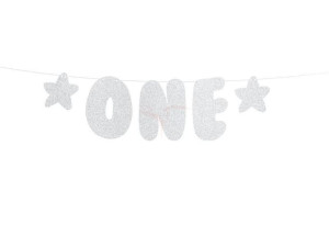 Baner 1st Birthday - pierwsze urodziny - roczek - 11.5 x 50 cm