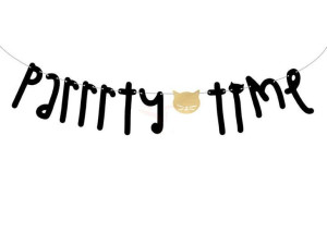 Baner Kotek - Parrrty Time - 12 x 130 cm
