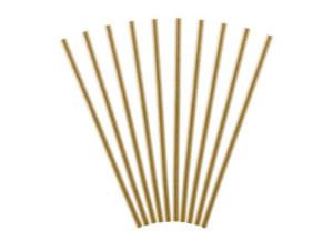 Słomki papierowe - 19.5 cm - kraft - 250 szt.