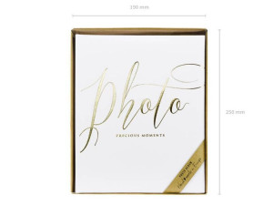 Album na zdjęcia Precious moments - 20 x 24,5 cm - 22 kartki - biała