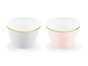 Papilotki na muffinki - 4,8 x 7,6 x 4,6 cm - 6 szt.