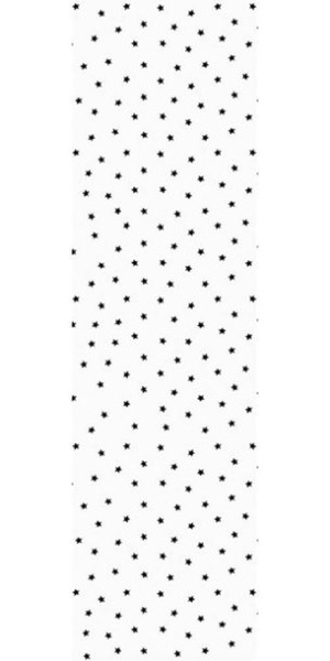 Papier do pakowania - 68,5 x 100 cm - czarne gwiazdki