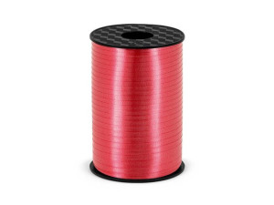 Wstążka plastikowa - czerwona - 5mm/225m