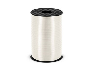 Wstążka plastikowa - biała - 5mm/225m