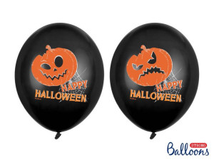 Balony 30 cm - Dynie - Pastel Black - 50 szt.