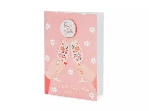 Kartka z pinem - Bride Team - 105 x 150 mm