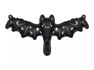 Balon foliowy Nietoperz - 35 x 12cm - czarny - Halloween
