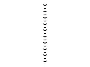 Girlanda - Nietoperze - Czarna - 150 cm