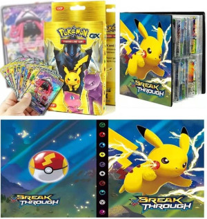 Zestaw Karty Pokemon 100 Szt Gx + Album 432 Pikachu Prezent Dziecka