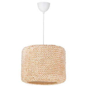 IKEA LERGRYN / HEMMA Lampa wisząca, beżowy/biały