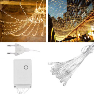 Lampki Lampka Led Girlanda Ciepła 200 Led 20 M.b