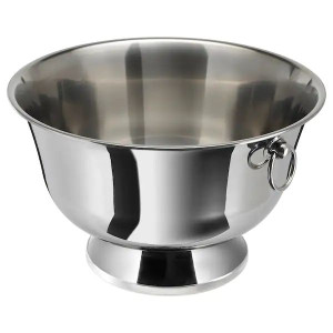 IKEA SOLDRANKT Misa do chłodzenia szampana stal nierdz 22 cm